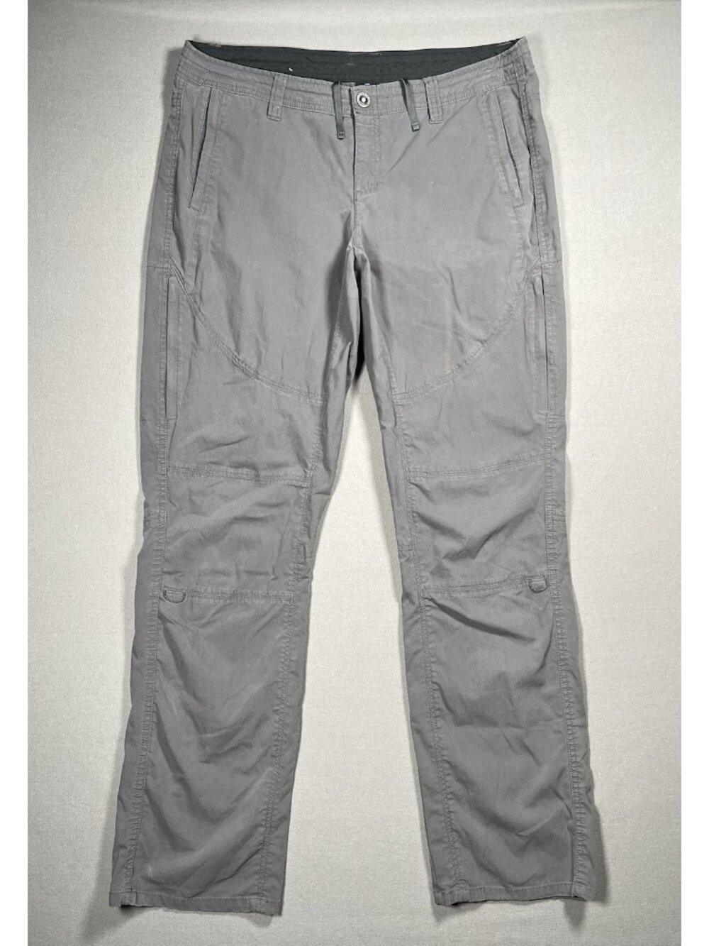 Kuhl Spire Outdoor Hiking Lightweight Roll Up Gray Pants - Women Size 12 X 32